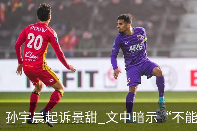 孙宇晨起诉景甜 文中暗示“不能提”的那位运动员