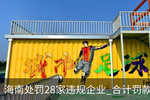 海南处罚28家违规企业 合计罚款近180万元